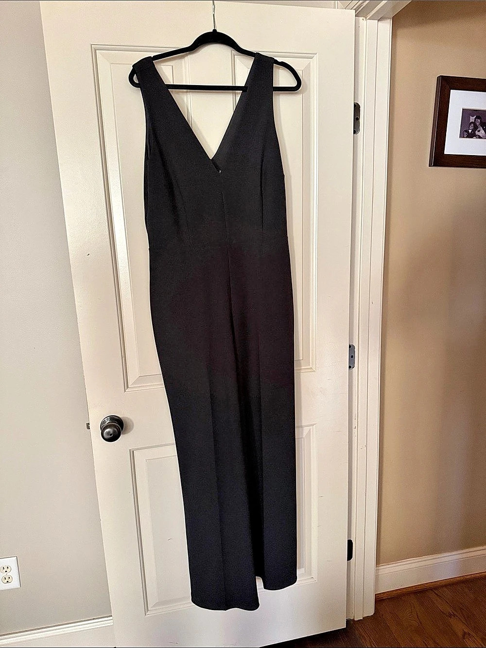 Abercrombie & Fitch The A&F Giselle Pleated Jumpsuit Black XL